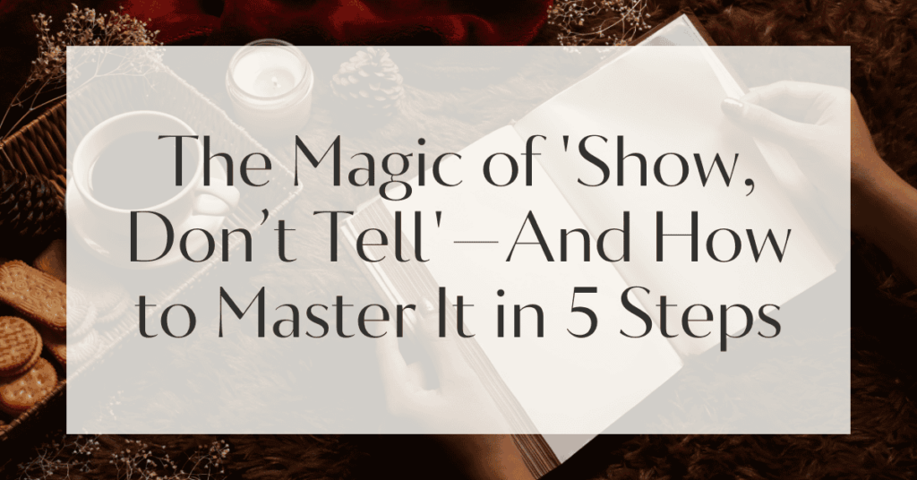 The Magic of 'Show, Don’t Tell'—And How to Master It in 5 Steps