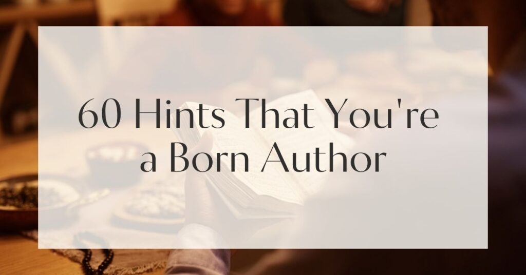 How to Know If You're An Author