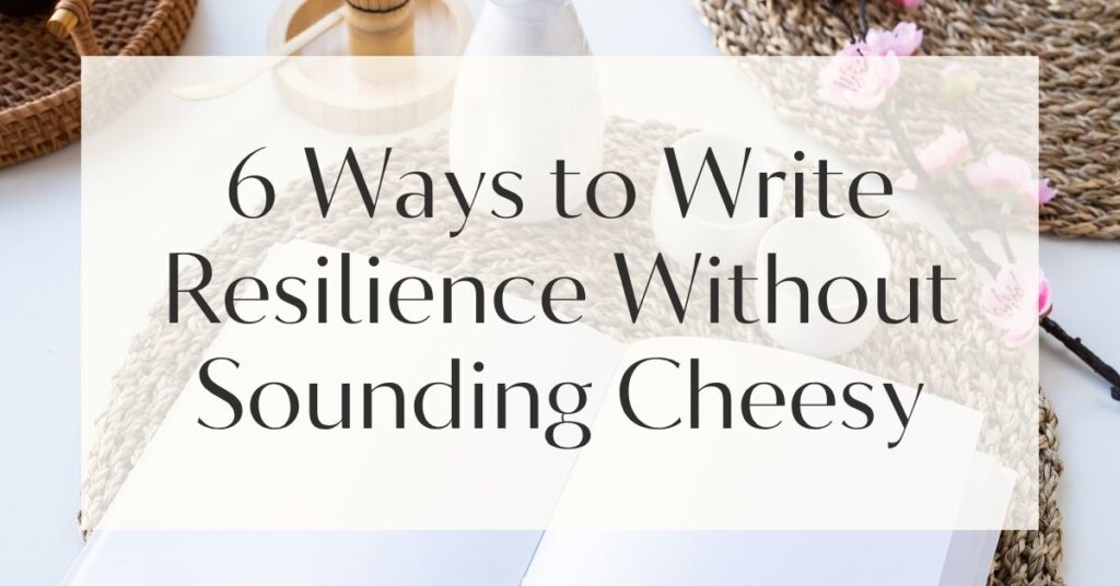 6 Ways to Write Resilience Without Sounding Cheesy